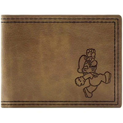 Imagen de Mario Party Carácter clásico en Relieve Marrón Cartera