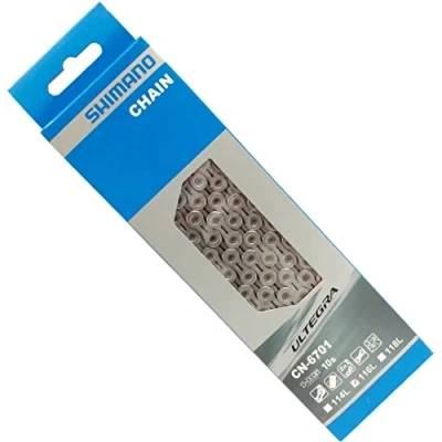 Imagen de SHIMANO Cadena Ultegra 10V, 116 eslabones, ICN6701116, Unisex Adulto, Plateado, Talla única