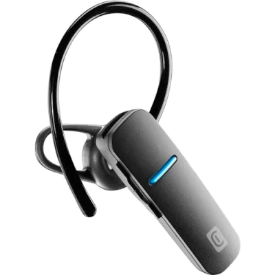 Imagen de Manos libres CellularLine Sleek, Hasta 6 horas de autonomia, Intraurales, Bluetooth, Asistente Voz, Negro
