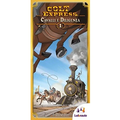 Imagen de Asmodee Colt Express: Caballos y diligenza, edición Italiana, Multicolor, 8821