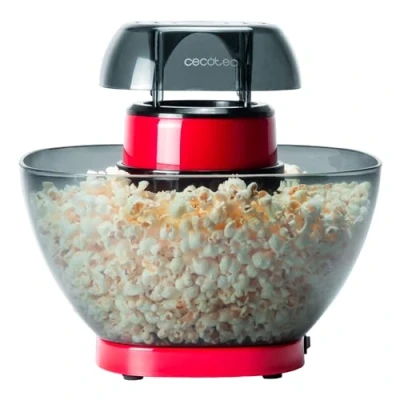 Imagen de Palomitero Cecotec Fun&amp;Taste P’Corn Easy, 1200 W, 3 min, Cocción aire caliente, Antiadherente, Bol extraíble, Apto lavavajillas, Red