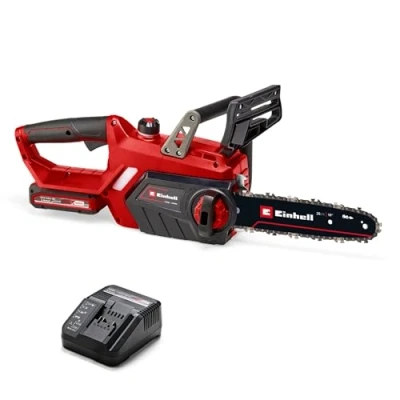 Imagen de Einhell Motosierra con batería GE LC 18/25 1 Li Kit Power X Change (18 V, 23 cm de longitud corte, 4,5 m/s velocidad cadena, lubricación cadena automática, incl. 1x 3,0 Ah + cargador)