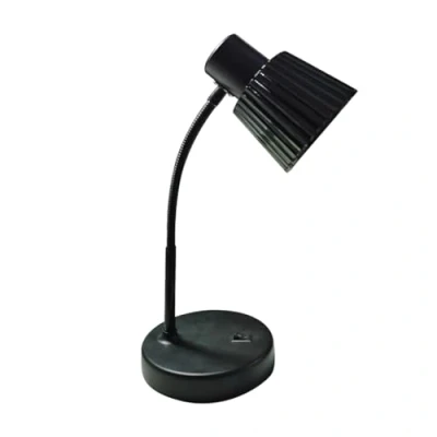 Imagen de BEL AIR HOME Lámpara de Escritorio Metal, Altura 40cm, Base 15cm Interruptor ON/OFF, Ideal Oficina y Mesita Noche E 27, Dallas Negro