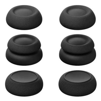 Imagen de Savage Raven by Skull &amp; Co. Skin, CQC and FPS Thumb Grip Set Joystick Cap Analog Stick for Playstation Portal Black, 3 Pairs(6pcs)