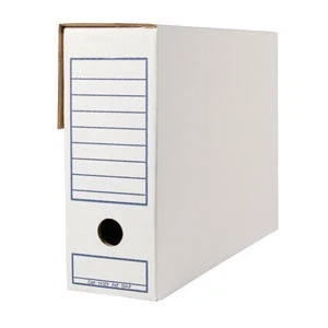 Imagen de Caja archivo definitivo liderpapel ecouse carton 100% reciclado folio prolongado 388x275x116mm 325g/m2