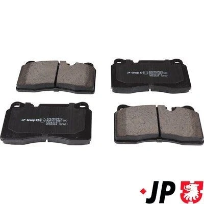 Imagen de JP GROUP 3763600510 Juego de pastillas freno Eje delantero preparado para indicador desgaste LAND ROVER: Range Rover Sport, 3