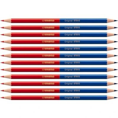 Imagen de STABILO Lápiz bicolor Original Caja con 12 unidades Color rojo/azul