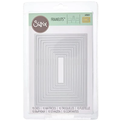 Imagen de Sizzix Framelits Troqueles 10PK Rectángulos # 2