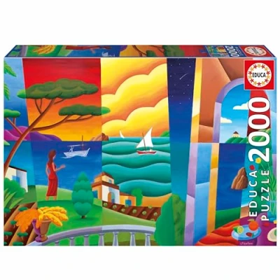 Imagen de Educa Puzzle de 2000 Piezas para Adultos Penélope Espera, Philip Stanton. Incluye Pegamento Fix Puzzle. Medidas: 96 x 68 cm. A Partir 14 años (20268)