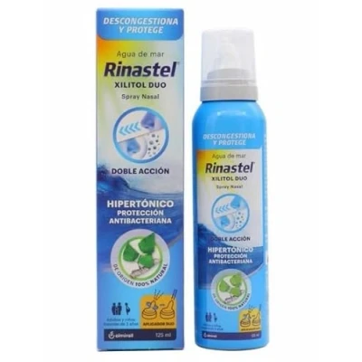 Imagen de RINASTEL XILITOL DUO SPRAY NASAL AGUA DE MAR 125ML
