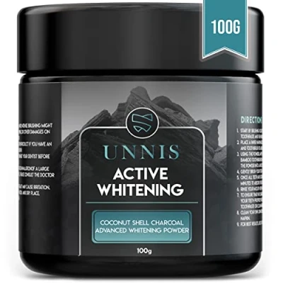 Imagen de Blanqueador Dental Profesional Carbon Activado Polvo Dientes Blancos Pasta Blanqueante Activo Coco Blanqueamiento Activated Charcoal Teeth Whitening Powder