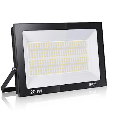 Imagen de loyal Foco LED Exterior 200W, Alto Brillo 20000LM Proyector Iluminación 6000K Blanco Frío, Luz de Seguridad Impermeable IP65, Lampara Pared Techo para Jardín Garaje Terrazas Parque