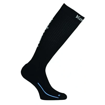 Imagen de Kempa Long Socks Medias de Equipaciones, Sin género, Negro/Blanco, 31 35