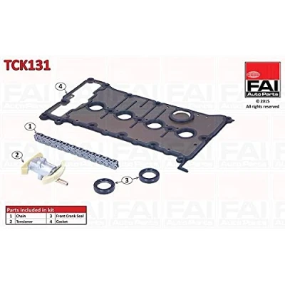 Imagen de FAI AutoParts TCK131 Juego de Cadena distribución con juntas, sin ruedas dentadas Símplex, pasadores AUDI: A4 B7 Berlina, B6 Berlina