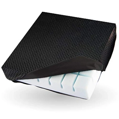 Imagen de OrtoPrime Cojín Antiescaras Ortopédico Espuma Ranurada 3D Confort Prevención y Alivio de la Presión Silla Ruedas Cojines Oficina Teletrabajo Hogar