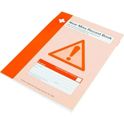 Imagen de Safety First Aid Group Near Miss Record Book, A4