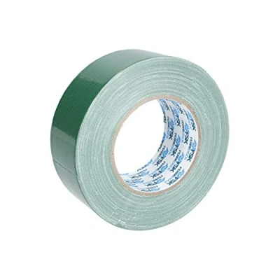Imagen de Ferrestock FSKTCT005 Rollo de Cinta Americana fácil Cortar, 3 Capas para una Mayor Resistencia, no Deja residuos, 50mm x 50m en Color Verde, 50 mm