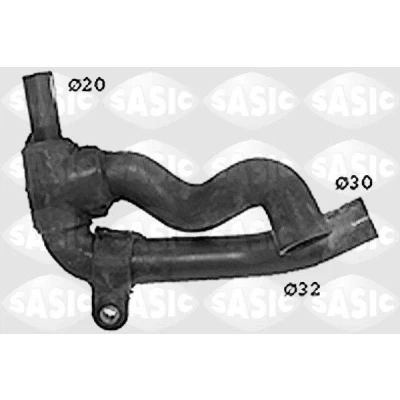 Imagen de SASIC SWH4266 Manguitos de Radiador a la izquierda abajo RENAULT: 19 I Hatchback, II Hatchback
