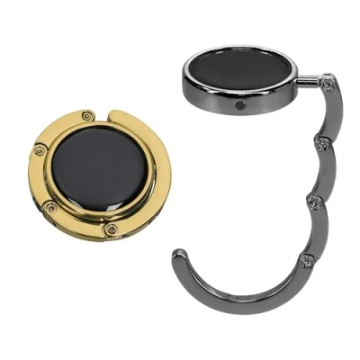 Imagen de kwmobile Ganchos de Bolso para Mesa 2X Colgador portátil con Gancho Abrigos Bolsos Paraguas MAX. 3 kg