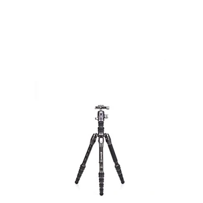 Imagen de Benro Rhino Carbon Fibre Zero Series Tripod/Monopod with VX20 Ballhead, 5 Leg Sections, Twist Locks, Padded Carrying Case (FRHN05CVX20) MAX Height 139.5 cm