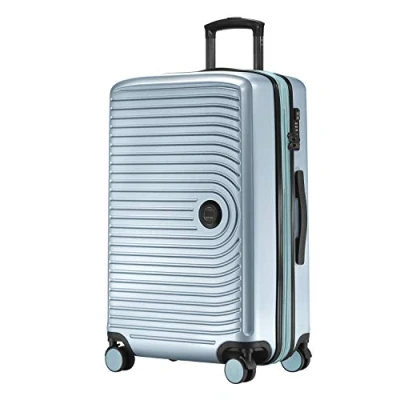 Imagen de HAUPTSTADTKOFFER Mitte Maleta Rígida Mediana, TSA, 4 Ruedas, Equipaje Facturable con Ampliación de Volumen 8 cm, 68 88 L, Piscina Azul