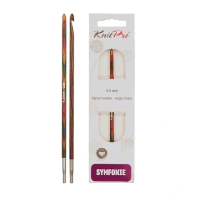Imagen de Knit Pro K20745 Aguja de Ganchillo tunecina afgana, Madera, 4.00