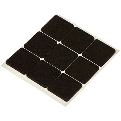 Imagen de Metafranc 644966 Protectores de fieltro, autoadhesivos, unidades, color marrón, 25 x mm (45 Stück)
