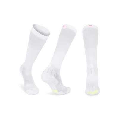 Imagen de DANISH ENDURANCE Calcetines de Compresión Mujer y Hombre, Deporte, Running, Recuperación, 1 Par Blanco, 43 47