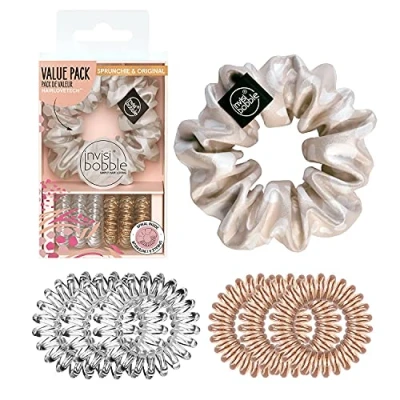 Imagen de Invisibobble Urban Safari Collection Duo Tamed Beauty Kit Coletero en Espiral Sprunchie y 6 Coleteros Original, 7 Unidades