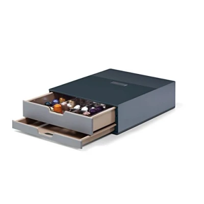 Imagen de Durable 338358 Caja para café COFFEE POINT BOX S organizar cápsulas de café, sobres azúcar,cucharillas, servilletas, bolsas té y mucho más, antracita
