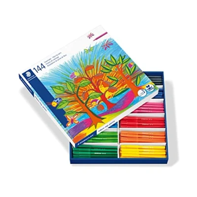 Imagen de Staedtler 325 C144 Noris Club Caja de rotuladores con separadores cartón (144 unidades)