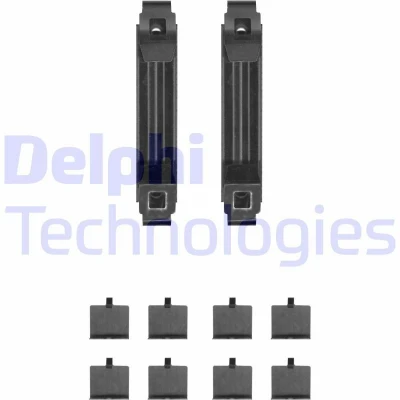 Imagen de DELPHI LX0704 Kit de accesorios, pastillas frenos BMW: X4