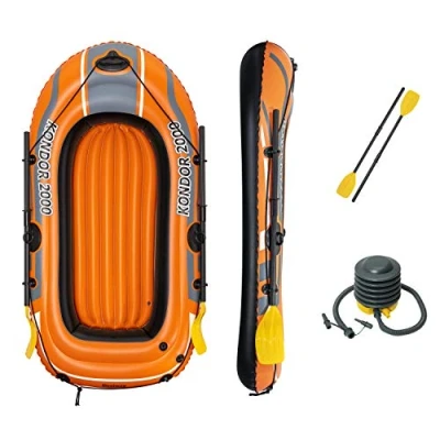 Imagen de Bestway 6&#039;5&quot; x 45&quot;/1.96m 1.14m Kondor 2000 Set Barcos, Unisex niños, Naranja