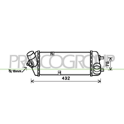 Imagen de PRASCO HN019N001 Intercooler