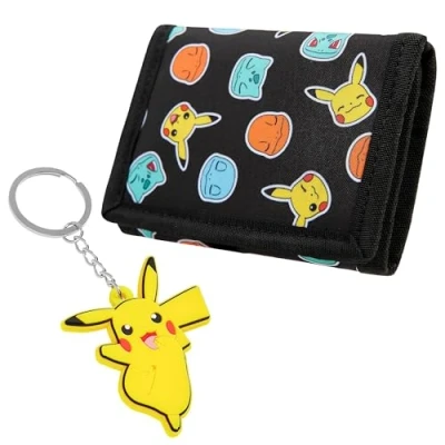 Imagen de Pokémon Set Cartera y Llavero Pikachu