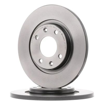 Imagen de BREMBO COATED DISC LINE 08.7238.11 Disco de freno 266 13 4 macizo revestido con tornillos CITROËN: C3 I Hatchback, II, Berlingo / First