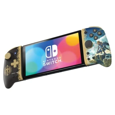 Imagen de Mando Nintendo Switch Hori Split Pad Pro Zelda: Tears of the Kingdom, Para Switch, Inalámbrica, Multicolor