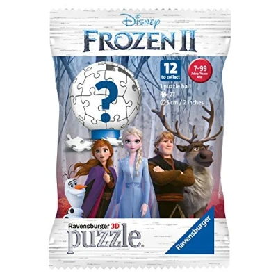 Imagen de Ravensburger Puzzle 3D 27 Piezas blindpack La Reina de Las Nieves 2 Disney Frozen Des Neiges Enfant, Multicolor (4005556116829)