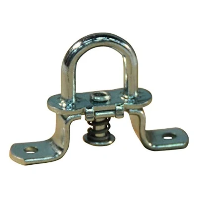 Imagen de Torniquete con cerradura giratoria TIR muelle de acero inoxidable galvanizado para ojal 42x22mm