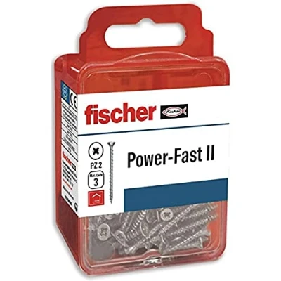 Imagen de fischer Blister 25 Tornillos Aglomer FPF II CZF, Neutro, 3,0X30