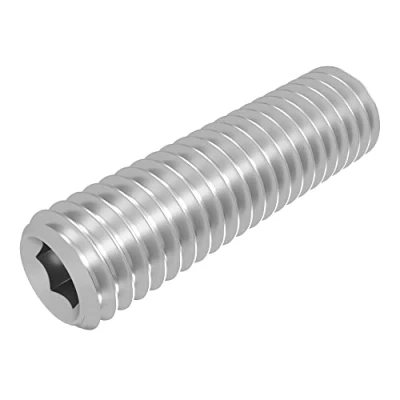 Imagen de Tornillo prisionero SECCARO con punta cónica M8 x 30 mm, acero inoxidable V2A VA A2, DIN 913 / ISO 4026, hexágono interior, 20 piezas