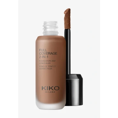 Imagen de KIKO Milano Full Coverage 2 in 1 Foundation &amp; Concealer, Base De Maquillaje Y Corrector En 1, Alta Cobertura, R180 Rose 180