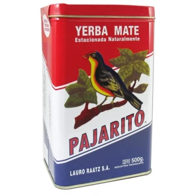 Imagen de Yerba mate Pajarito 500gr con envase recargable.