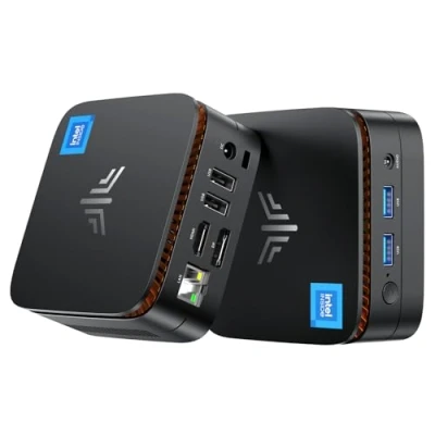 Imagen de NiPoGi AK1 Plus Mini PC Ιntel 12TH Alder Lake N100(hasta 3.4GHz,6W),16GB DDR4/1TB M.2 SSD,Mini Ordenadores de Sobremesa, 2xHDMI,4K@60HZ,BT4.2/WiFi5,RJ45,Mini Computadora para Negocios/Escuela