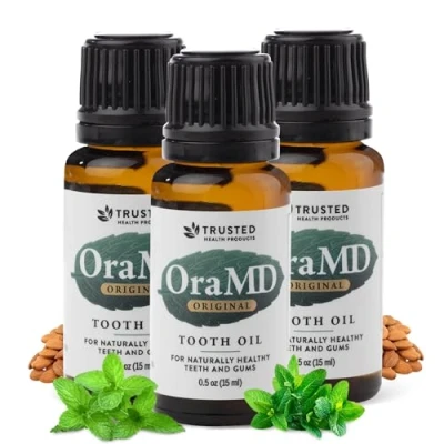 Imagen de OraMD Original Fluoride Free Liquid 3 in 1 Natural Toothpaste, Mouthwash &amp; Breath Freshener by