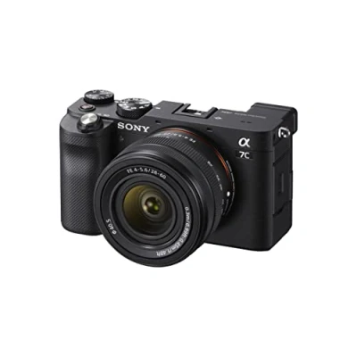 Imagen de Sony Alpha 7 C Cámara evil de fotograma completo con objetivo zoom FE 28 60mm F4 5.6 (compacta y ligera, enfoque automático a tiempo real, 24.2 MP, Incluye: SEL 2860) Negro