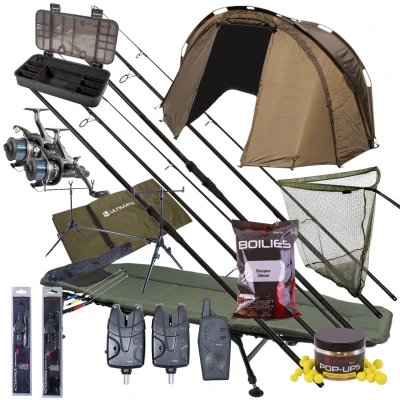 Imagen de Ultimate Set Mega Completo para Pesca Nocturna de Carpas Combo carpfishing