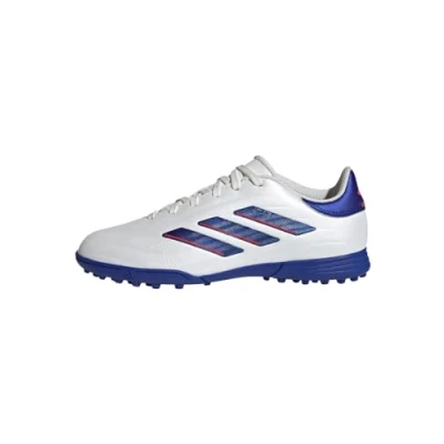 Imagen de adidas Performance COPA PURE 2 League TF Botas de fútbol multitacos, Hombre, Talla: 42, Footwear white/lucid blue/solar red Zapatos