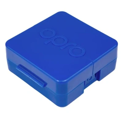 Imagen de Estuche de proteccióna para protector bucal deportivo OPRO rugby, boxeo, lacrosse, UFC, MMA, hockey (Azul)
