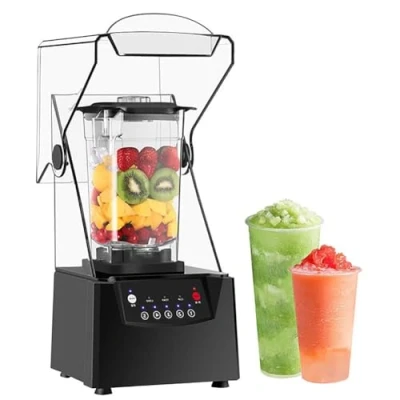 Imagen de máquina de granizados for hacer hielo comercial 2 litros, máquinas granizado con agitación 360 carcasa sonido, cocción pared rota panel inteligente,